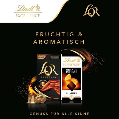 C21297369 LOR X LINDT CAMPAIGN CH banner 800x800 v01 Colombia Andes Orange Intense 800x800