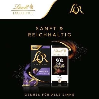 C21297369 LOR X LINDT CAMPAIGN CH banner 800x800 v01 Profondo 90 800x800